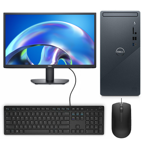 Dell Inspiron 3030 - Intel Core i3 14100 | 8GB RAM | 512GB SSD | UHD Graphics 730 Graphics | Windows 11 with Dell SE2425H 25inch Monitor