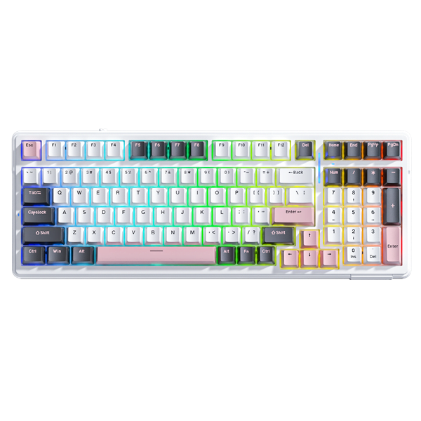 Aula F99 3-in-1 RGB Gaming Mechanical Hot Swappable Keyboard