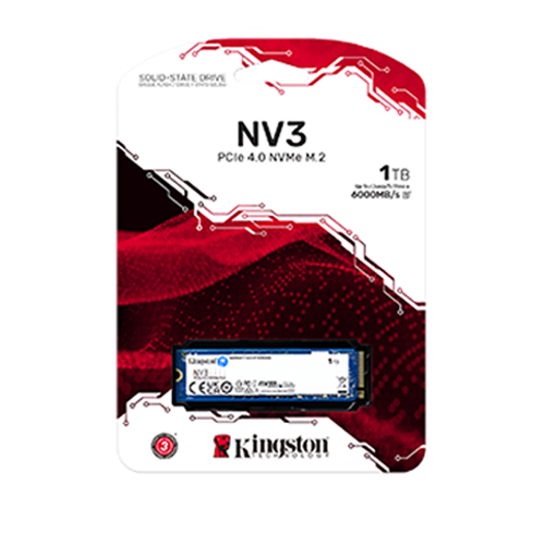 Kingston NV3 M.2 1TB NVMe PCIe 4.0 SSD SNV3S/1000G