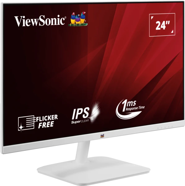 ViewSonic VA2432-H-W 24inch FHD IPS 100Hz 1ms (MPRT) Monitor with Frameless Design