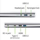 Acer Aspire Go 14 AI AG14-71M-55Q4 - 14in WUXGA IPS | Intel Core Ultra 5 115U | 16GB RAM | 512GB SSD | Intel Graphics | WIN11