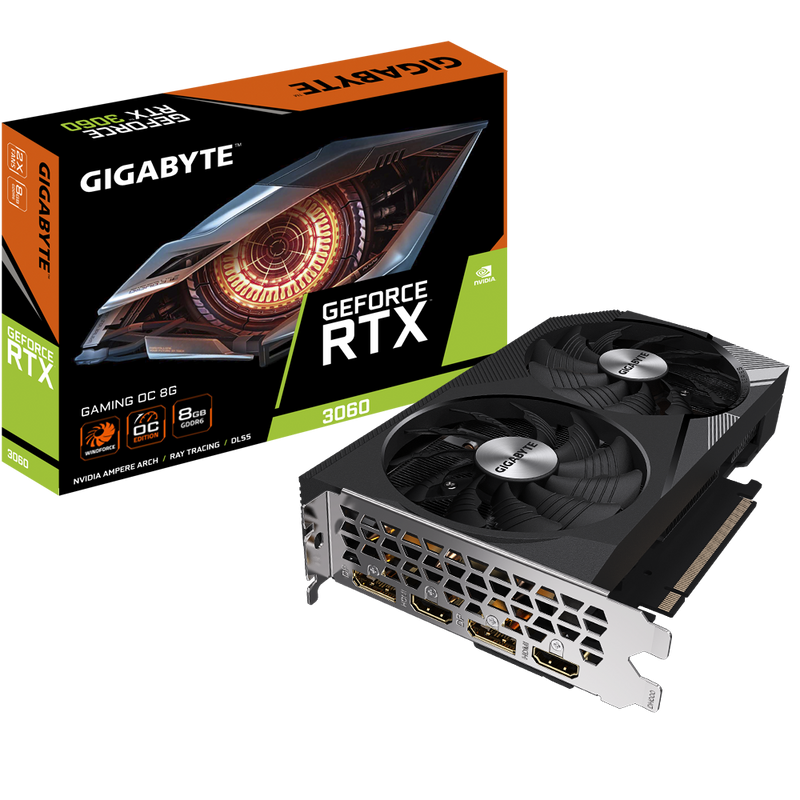 Gigabyte GeForce RTX 3060 Gaming OC 8GB GDDR6