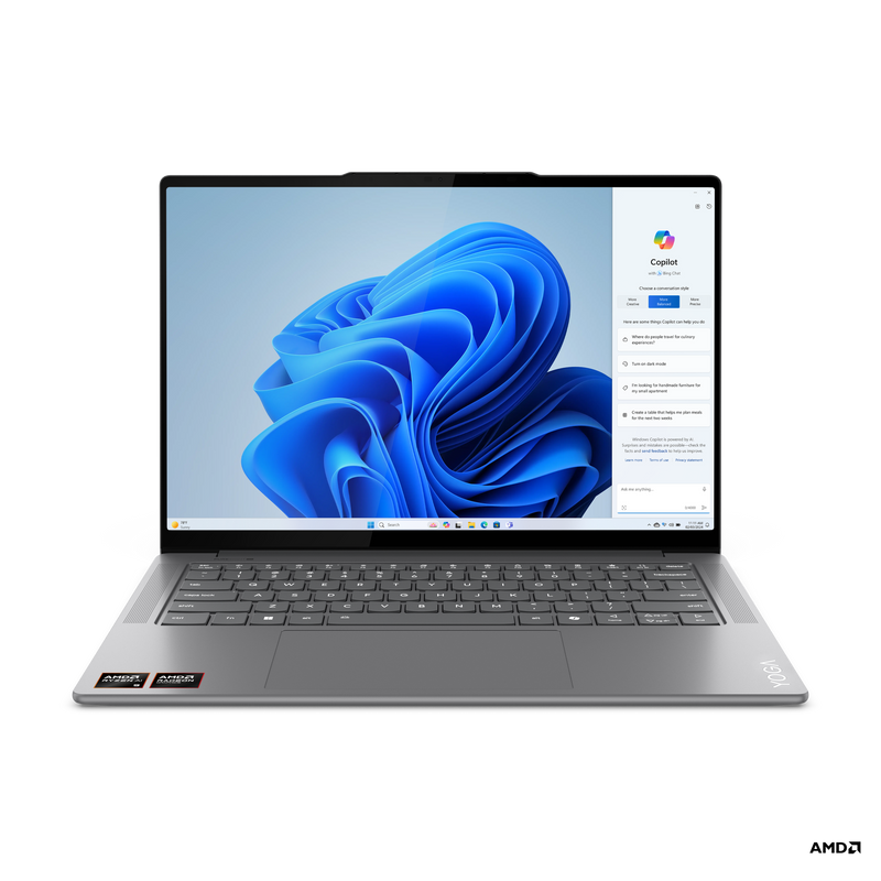 Lenovo Yoga Pro 7 14ASP9 83HN001NPH (Luna Grey) 14.5inch 2.8K WQXGA OLED | AMD Ryzen AI 9 365 | 32GB RAM | 1TB SSD | AMD Radeon 880M GPU | Windows 11 Home