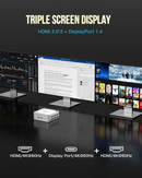 GMKtec NucBox M3 Mini PC - Intel Core i5-12450H | 32GB RAM | 1TB SSD | Intel UHD Graphics Xe G4 48EUs | Windows 11 Pro