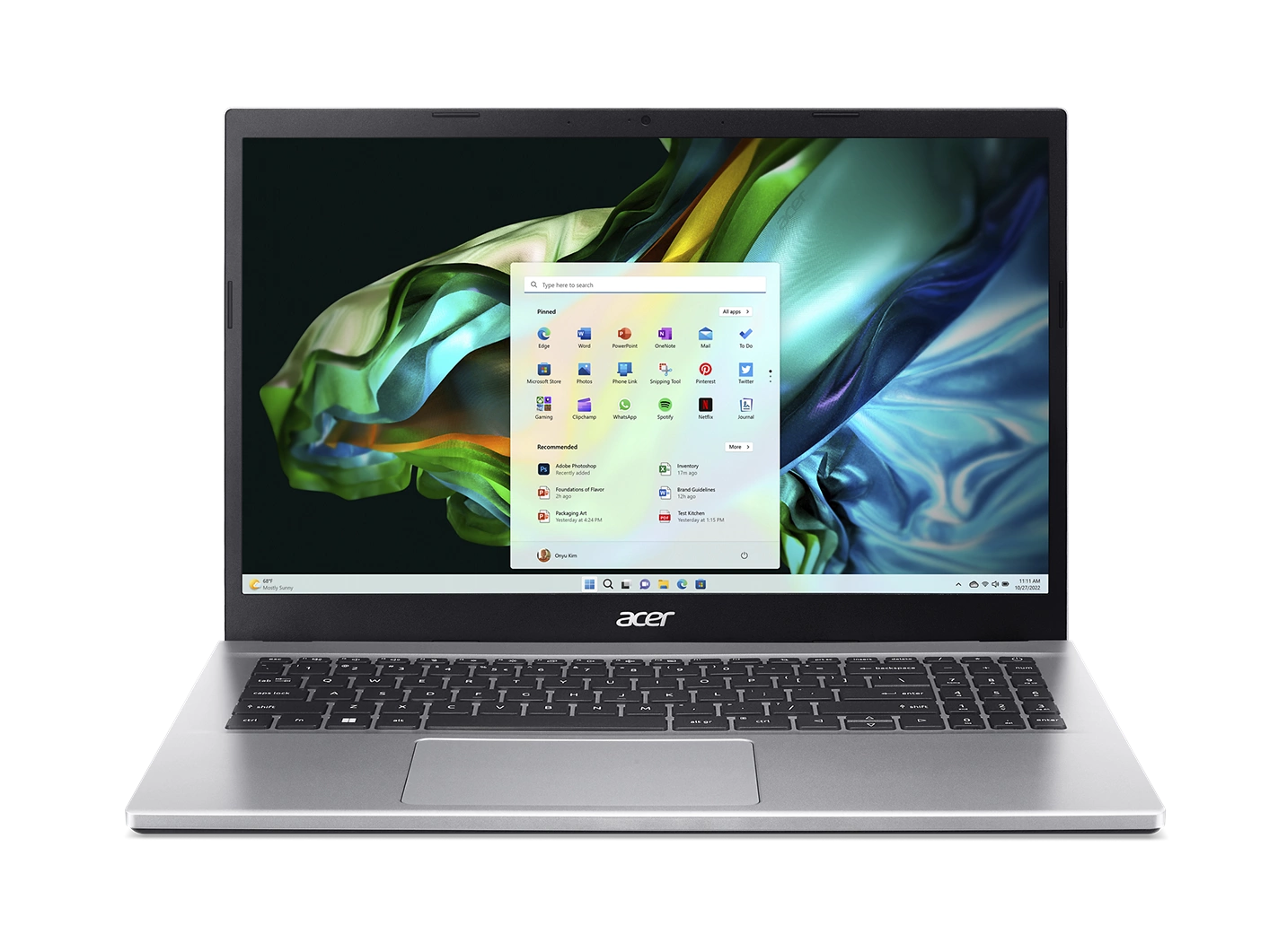 Acer Aspire 3 A315-24P-R5W0 Pure Silver 15.6inch IPS FHD | AMD Ryzen 5