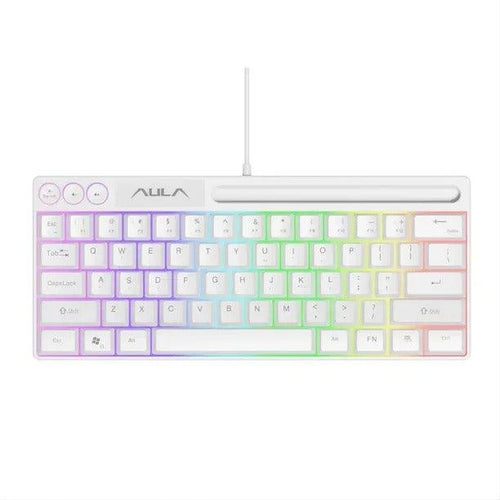 Aula F3061 (White) Membrane Keyboard