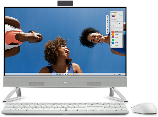 Dell Inspiron 5430 AIO (Dark-Shadow/Pearl-White) | 23.8inch FHD | Intel Core 7 150U | 16GB RAM | 1TB SSD | Intel Iris Xe Graphics | Windows 11 Home