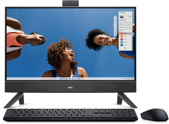 thumbnail image 2 of Dell 2023 AIO Inspiron I5420 All-in-One Desktop 23.8" FHD IPS Touch 10 Core Intel Core I7 1355u Iris Xe Graphics 16gb Ddr4 1tb Nvme Ssd Rj45 2xhdmi We 2 of 14