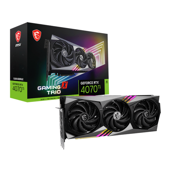 MSI GeForce RTX 4070 Ti GAMING X TRIO 12G Graphics Card
