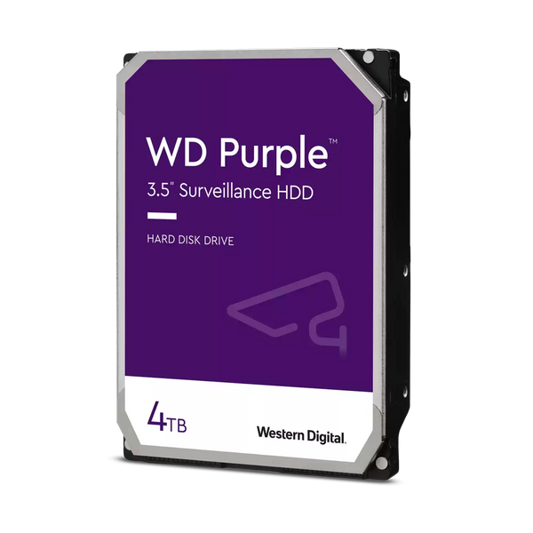 Western Digital 4TB Purple WD43PURZ Surveillance 3.5inch SATA 6Gbs 64MB Hard Drive