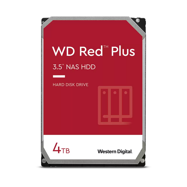 Western Digital 4TB Red Plus WD40EFPX SATA 3.0 5400RPM 128MB Hard Drive