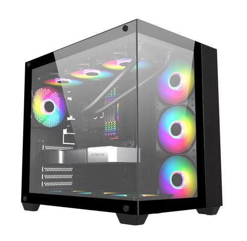 Frontier Trendsonic IGLOO IG30A Black Gaming Dual Chamber ATX Case