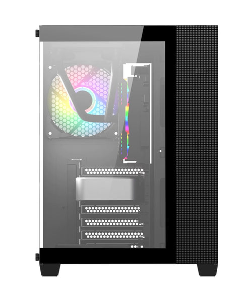 Frontier Trendsonic IGLOO IG30A Black Gaming Dual Chamber ATX Case