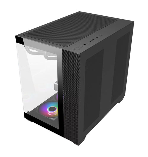 Frontier Trendsonic IGLOO IG30A Black Gaming Dual Chamber ATX Case