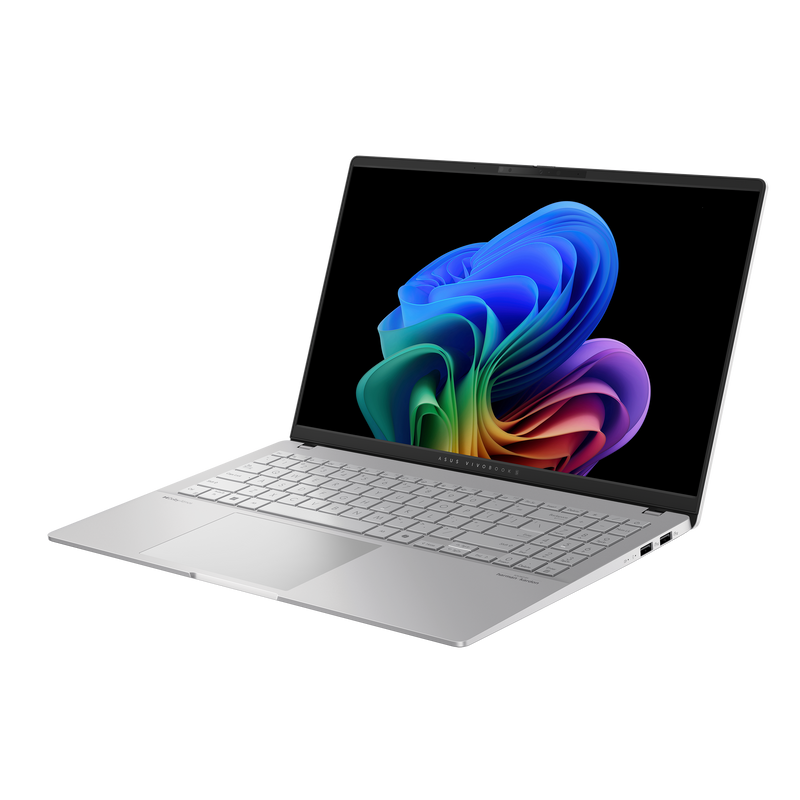 Asus Vivobook S15 S5507QA-MA032WSM (Cool Silver) 15.6Inch 3K OLED | Snapdragon X Elite X1E 78 100 | 16GB RAM | 1TB SSD | Qualcomm Adreno GPU | Windows 11