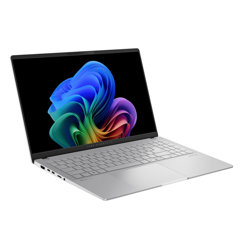 Asus Vivobook S15 S5507QA-MA032WSM (Cool Silver) 15.6Inch 3K OLED | Snapdragon X Elite X1E 78 100 | 16GB RAM | 1TB SSD | Qualcomm Adreno GPU | Windows 11