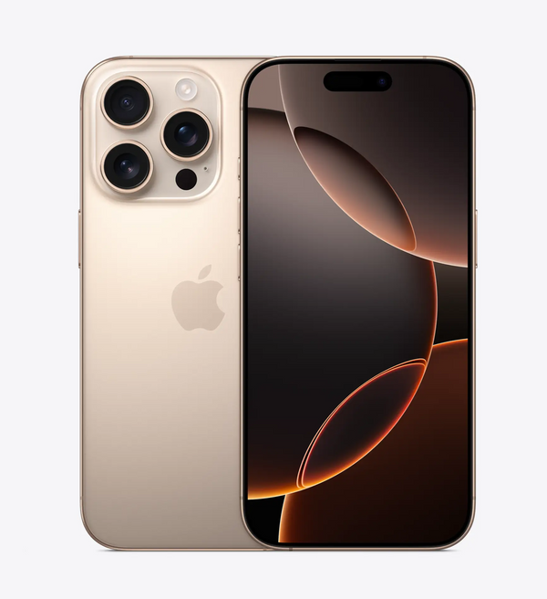 Apple iPhone 16 Pro (Desert Titanium) Retina XDR display 6.3‑inch OLED | 512GB | A18 Pro chip | 6‑core CPU | 6‑core GPU | iOS 18 (e-SIM Required)