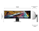 Samsung LS49CG954SEXXP 49inch Curved 1800R Odyssey G9 OLED 0.03ms 240Hz HDMI Gaming Monitor