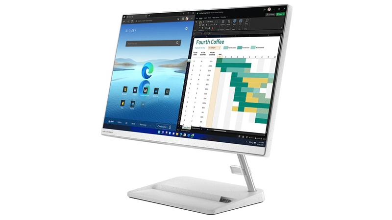 Lenovo IdeaCentre AIO 3i 24IAP7 F0GH019WPH (White) 23.8inch FHD IPS 250nits | Intel Core i5-12450H | 8GB RAM | 1TB SSD | Intel UHD Graphics | Windows 11 Home