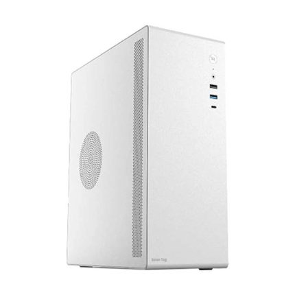 Powerlogic V200 MICRO ATX/ITX Casing (Black/White) with 700W PSU