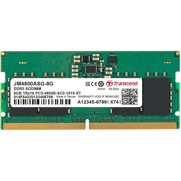Transcend 8GB DDR5 4800MHz SO-DIMM JM4800ASG-8G