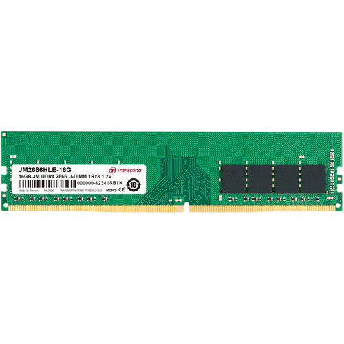 Transcend 16GB DDR4-2666MHz SODIMM JM2666HS Memory