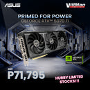 Asus PRIME GeForce RTX 5070 Ti 16GB GDDR7 OC Edition Graphics Card
