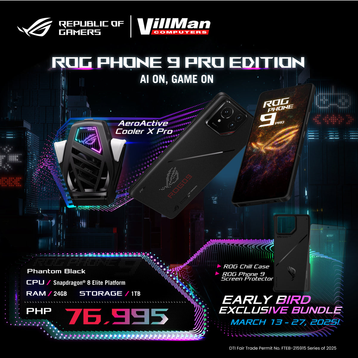 Asus ROG Phone 9 Pro Edition 24GB/1TB (Phantom Black)